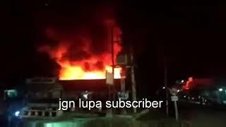 Detik detik Pasar Tempe Sengkang Terbakar