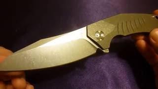 Viteli Top 1 Titanium flipper folder.  Beefy overbuilt goodness