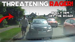 UNBELIEVABLE UK DASH CAMERAS  Crazy BMW Road Rage Driver Bike and Car Collide Worst Drivers #144