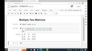 How to Multiply Two Matrices  Python Program to Multiply Two Matrices