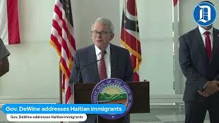 Ohio Gov. Mike DeWine press conference on Haitian immigrants in Springfield after JD Vance comments