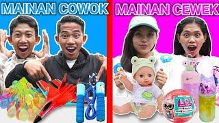 ADU MAINAN COWOK VS MAINAN CEWEK JAMAN NOW?? BORONG SAMPE HABIS  Mikael TubeHD