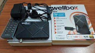 TELEFONDAN KUMANDALI UYDU ALICI. Wellbox X5000 Mini HD Çanaklı Çanaksız Uydu Alıcı