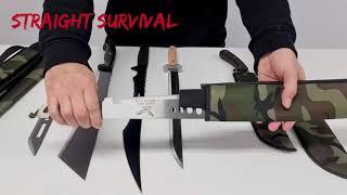 Cobra Hunting Survival Camping Machetes Knife Spring Steel Swords Machete