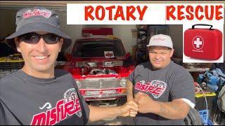 ROTARY RESCUE Here to Help  Getting the drag car street registered