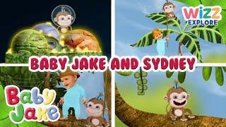 @BabyJakeofficial  - Explore with Sydney the Monkey    Full Episodes  @WizzExplore