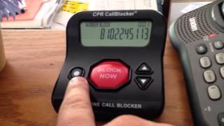 Block Telemarketers with CPR CallBlocker v.201