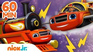 Blaze and the Monster Machines  Os Melhores Resgates de Trens e Aviões do Blaze    Nick Jr.