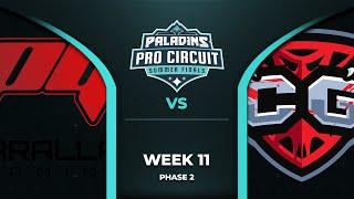PALADINS Pro Circuit Parallax Gaming vs Carnage Gaming Phase 2 Week 11