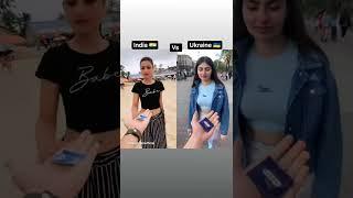 India vs Ukraine girl  giving condom to beautiful girl  Condom prank #shorts #status #viral