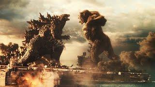 Godzilla vs. Kong  First Fight Scene Ocean Battle  Movie CLIP 4K