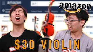 We Try the Cheapest and most useless Violins from Amazon