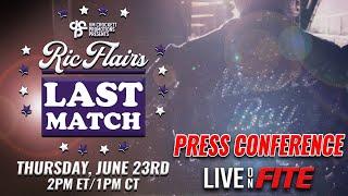 Ric Flair’s Last Match Press Conference