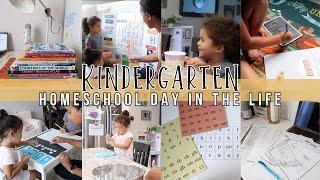 KINDERGARTEN HOMESCHOOL  DAY IN THE LIFE  HOMESCHOOL VLOG