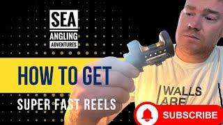 Sea Fishing Uk - How to get Super Fast Running Fishing Reels Uk - USA - Casting - Daiwa - Penn -SAA