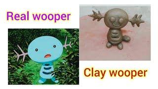 How to Make Clay Wooper  mitti se pokemon banana sikhaiye #pokemon