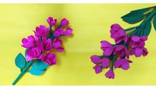 How to make beautiful flowers with craft paperpaper flower for home decororigami flower3D flower