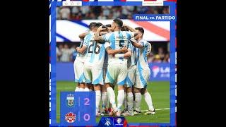 ARGENTINE GENYEN CANADA 2-0 NAN MATCH OUVETI COPA AMERICA 2024 LA. BAT BOUCH SOU SA