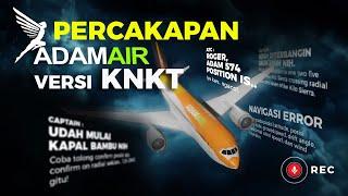 NGERI BANGET - IRS Error Pesawat Nyasar PILOT TAK MERASA PESAWAT MIRING – Percakapan versi KNKT.