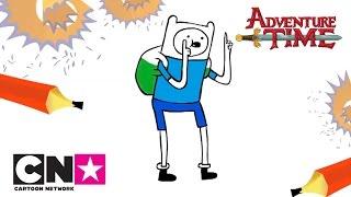 How to Draw Finn  Adventure Time  Cartoon Network