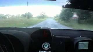 Jan Kopecky on board Rally Barum OS 10 Slusovice