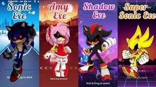 Sonic Exe - Amy Exe - Shadow Exe - Super Sonic Exe  Beat Roller - Tiles Hop - Beat Jumper - Smash