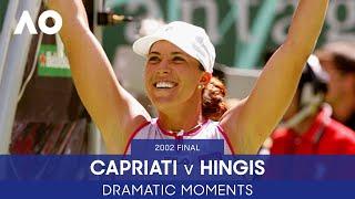 Capriati Saves FOUR Championship Points to Win  Capriati v Hingis  Australian Open 2002 Final