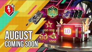 WoT Blitz. Coming Soon in August Claim Your Seniority Award and Enter the Mad Arena