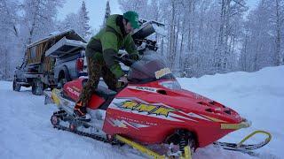 I Bought A $1000 Snowmobile  Cheap Sled Challenge
