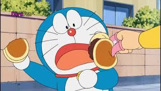 Doraemon Peeling Skin With Fingers. Japanese Indonesian.