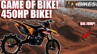 GAME OF BIKE BUT WE RODE 450 HORSEPOWER DIRTBIKES... INSANE MXBIKES