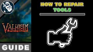 How to Repair Tools Tutorial Repair Axe Armor and other Valheim Items Beginners Guide