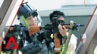 What its like to train with Singapores riot police