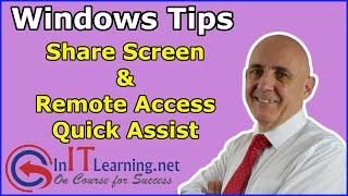 Share a Windows 10 Screen with Quick Assist