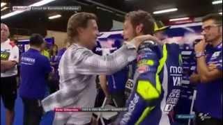 Valentino Rossi and Sete Gibernau