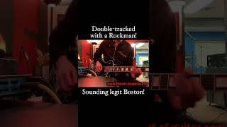 Double-tracked with a ROCKMAN sounds legit Boston