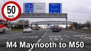 Dash Cam Ireland - M4 Motorway From Maynooth to the M50