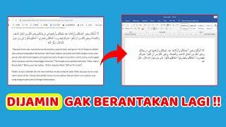 Cara Mengcopy tulisan Bahasa Arab Dari Internet Ke Word Agar Tidak Berantakan Dan Terbalik