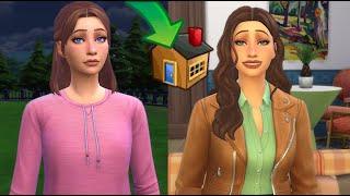 I finally gave my homeless sim a home  Sims 4 homeless sim