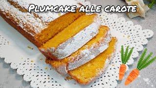 Plum Cake di carote semplicissimo senza burro latte e farina di mandorle