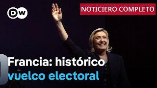 DW Noticias 30 de junio La ultraderecha francesa gana por primera vez unas legislativas