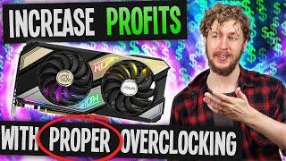 How to Overclock your GPU for Mining NVIDIA GUIDE Max profit hashrate & efficiency on any coin