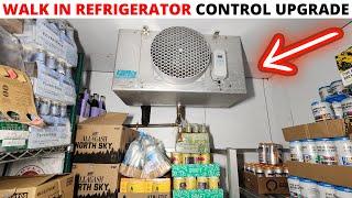 HVACR Commercial Walk In Refrigerator Not Cooling & Repair Walk In Beer Cooler Control Upgrade