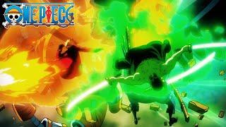 Zoro and Sanji Team Attack King and Queen  One Piece