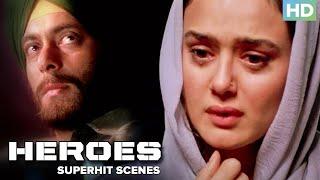 Heroes  Superhit Movie Scenes  Salman Khan Sunny Deol & Preity Zinta  #IndependanceDaySpecial