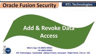 Oracle Fusion Cloud Security  Users  Roles  Data Access  Fusion Security  Ledger  BusinessUnit