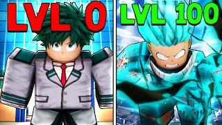 The VIGILANTE MASTERY for DEKU MOVESET in Heroes Battlegrounds ROBLOX