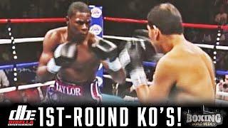 FIRST-ROUND KNOCKOUTS  Jermain Taylor Amanda Serrano Andre Berto Jose Pedraza & more