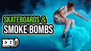 Skateboards and SMOKE BOMBS - Enola gaye - Smoke Grenades