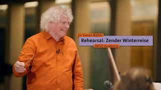 Simon Rattle rehearses Hans Zender Winterreise – BRSO Academy